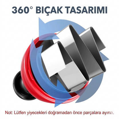 Elle Vurmalı Pratik Sebze & Meyve Doğrayıcı